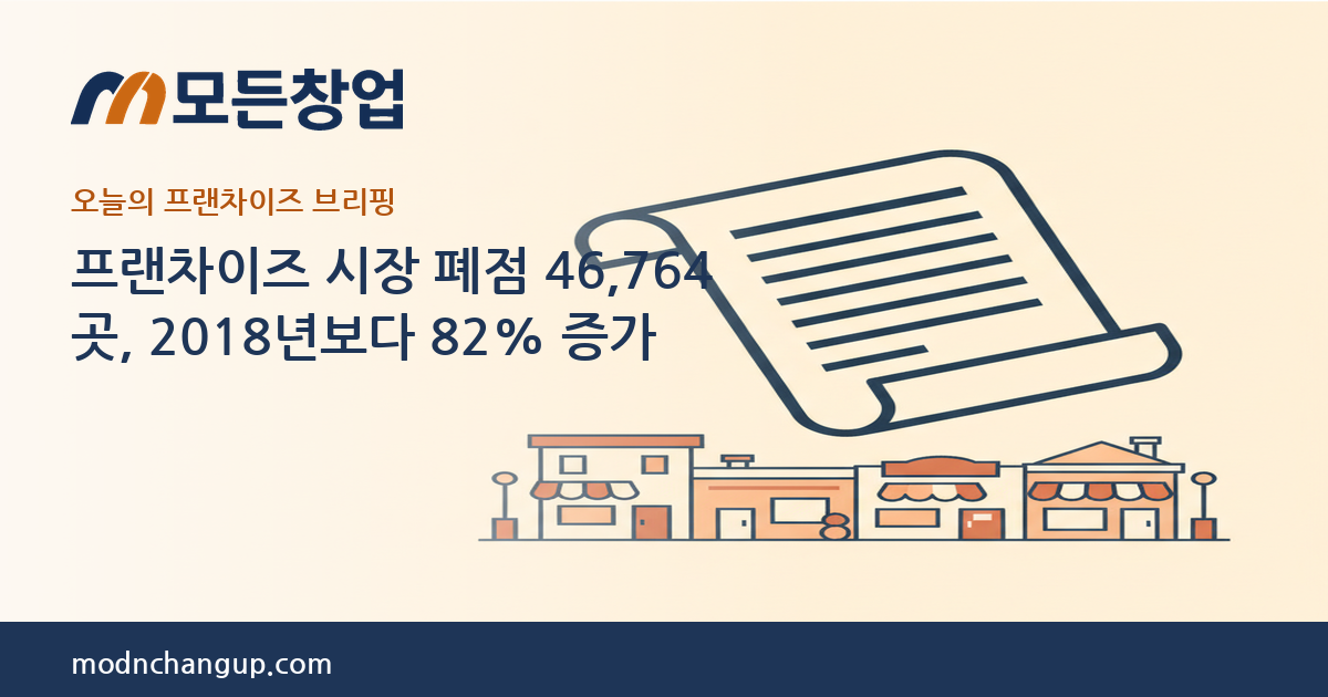 모든창업 프랜차이즈 브리핑 — 마왕족발